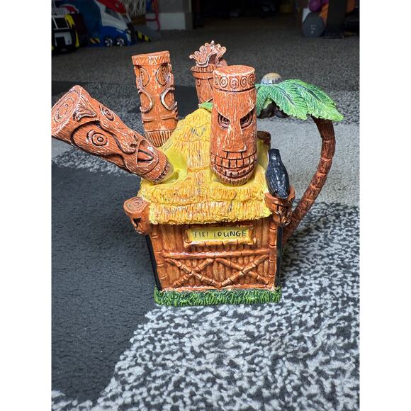 Flamingo fun 5 piece spreader tiki hut‎ decorative party event occasion summer - Picture 4 of 7